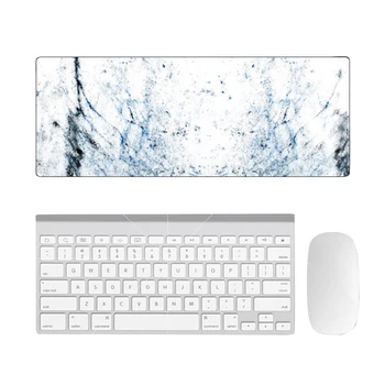 

New Arrival Extra Large Mouse Pad Marble Extended Computer Mouse Pad Non-Slip Non-Stitched Edges Keyboard Desk Mat