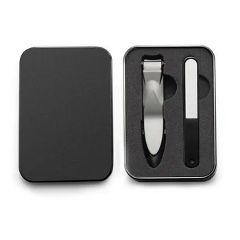 

Portable Nail Clippers Stainless Steel Nail Cutter Trimmer with Nail File Set for Men Women Manicure Pedicure Tools