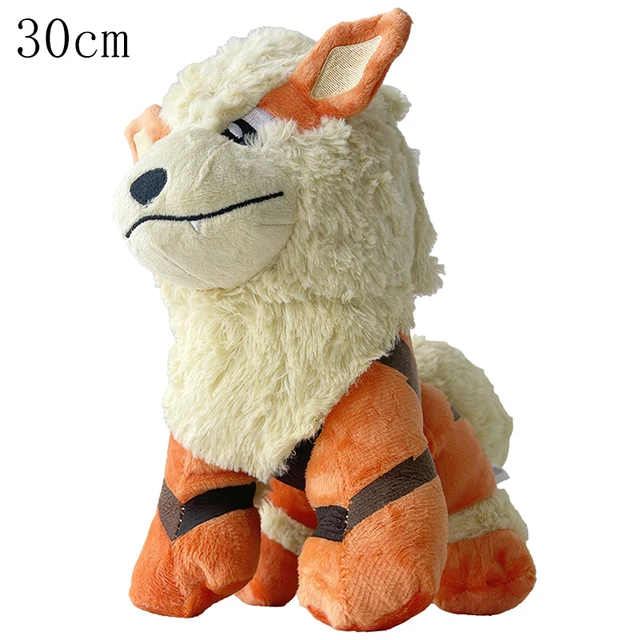 Growlithe Arcanine Plush Pokemon Stuffed Doll Toy Kawaii Cartoon Dog dolls Christmas Gift