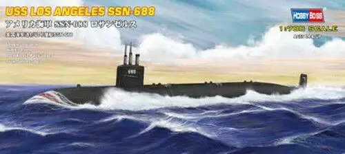 Модель Hobbyboss 87014 1/700 американская подводная лодка Los Angeles модель в пластиковом