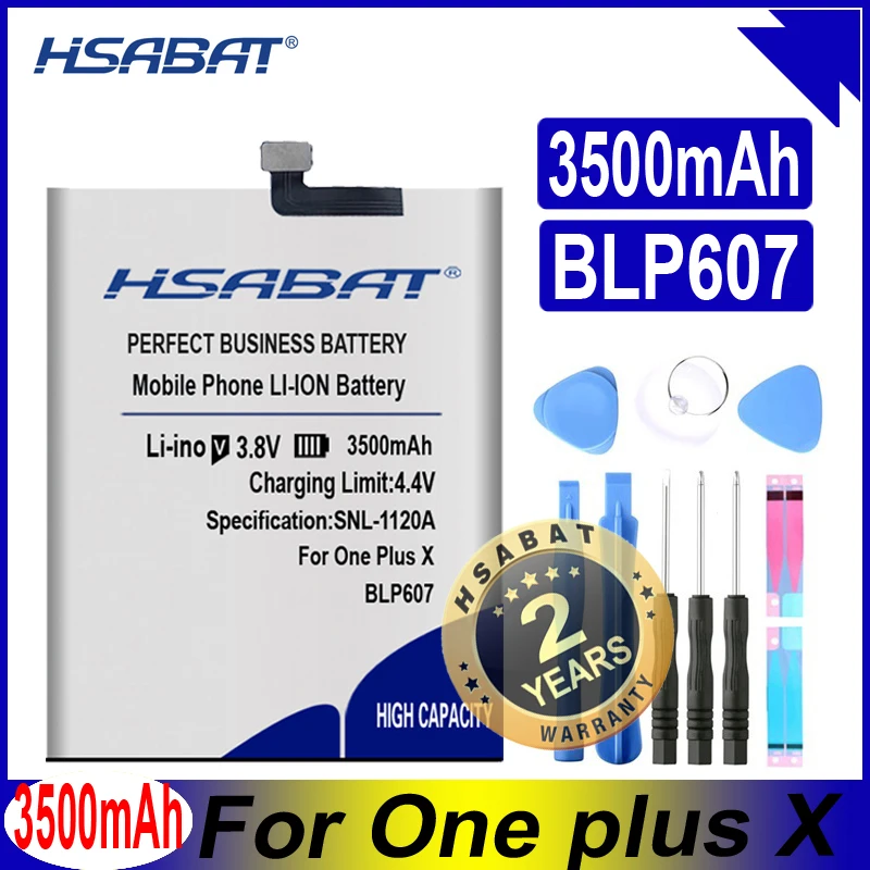 Аккумулятор HSABAT 3500mAh BLP607 для Oneplus X/для One plus X|battery for|3000mah batteryoneplus battery |
