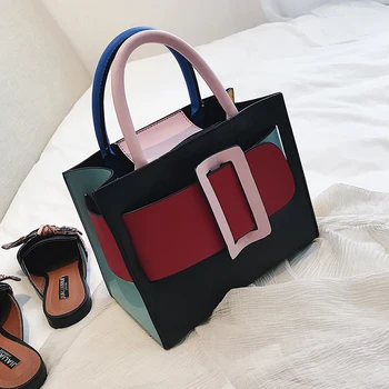 

British Fashion Women's Designer Handbag 2019 New High quality PU Leather Women bag Lattice Chain Tote Shoulder Crossbody Bags