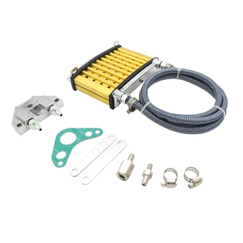 

Hot Universal Motorcycle Engine Oil Cooler Cooling Radiator For 50cc 70cc 90cc 110cc 125cc Dirt Pit Bike ATV
