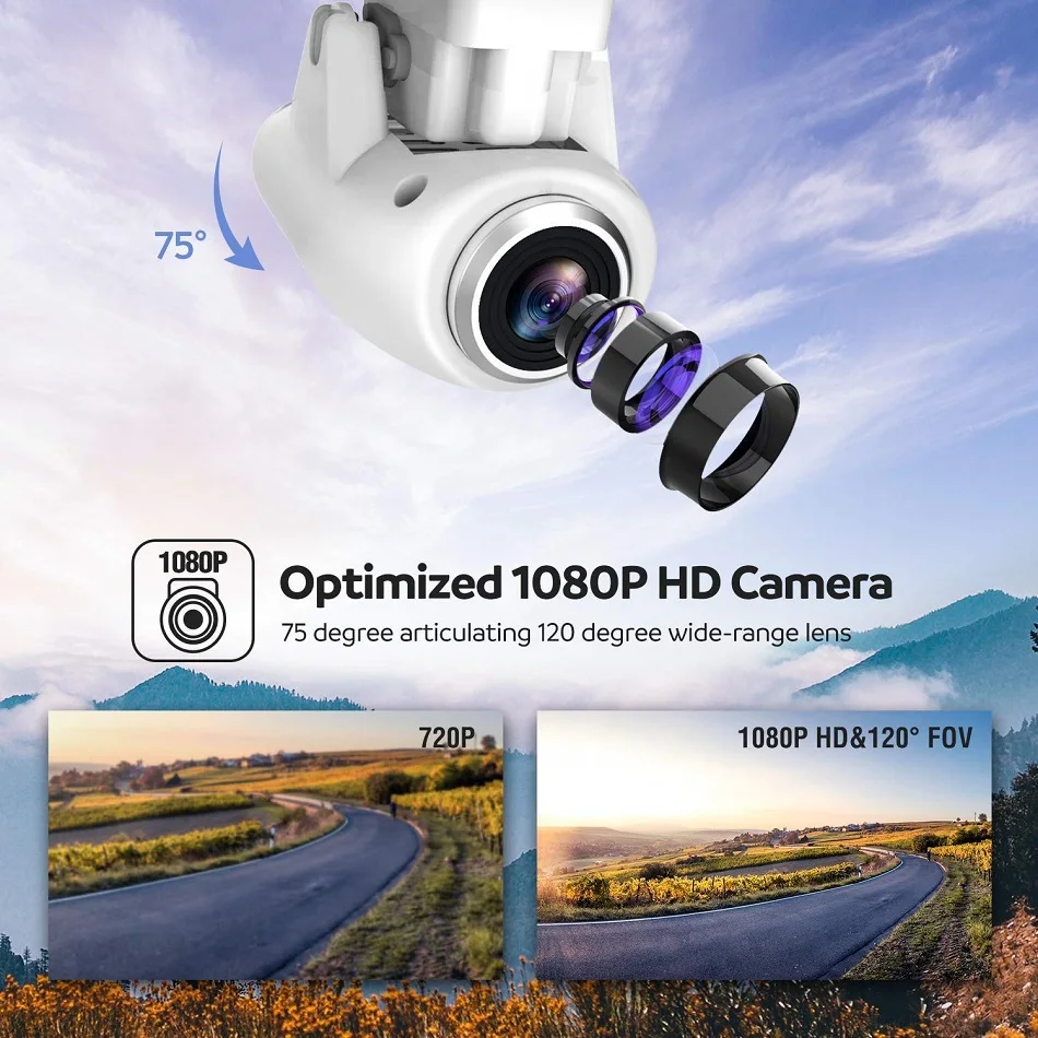 Potensic T25 Professional GPS Drone RC Wifi FPV Helicopters with 1080P Camera Auto Return Altitude Hold RC Quadcopter Aircraft