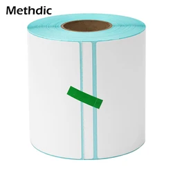 Methdic 100x100mm Supermarket Price Blank Stickers Address Labels Personalized Roll