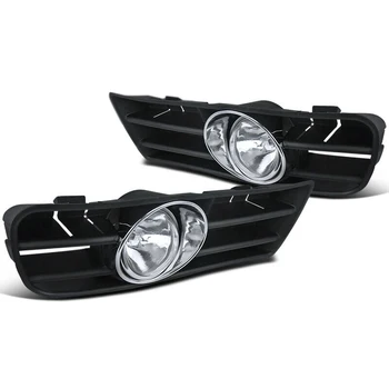 

Clear Fog Lights Driving Bumper Lamps+H3 Bulb+Switch For 98-05 Vw Golf Gti Tdi Mk4 Car Accessories