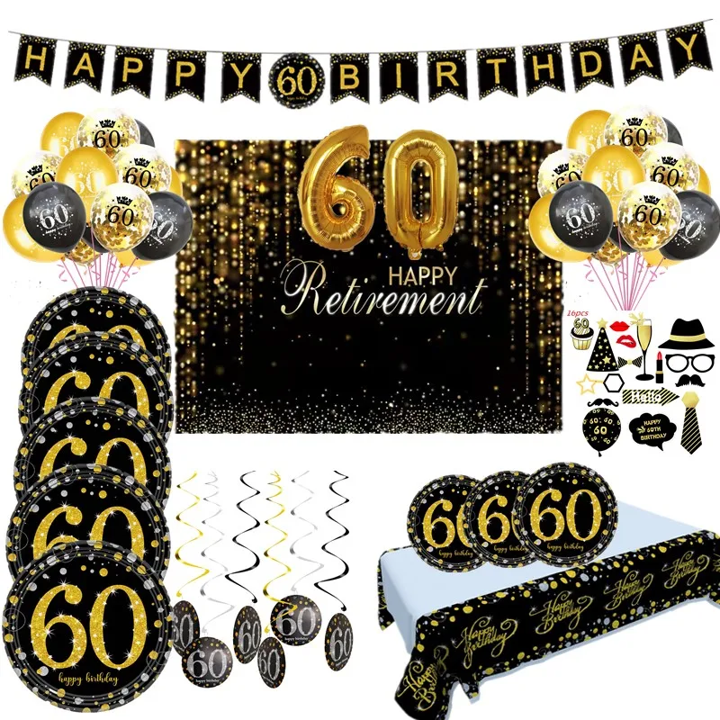 Party Propz Retirement Party Decorations - 16Pcs Happy Retirement