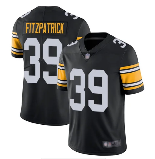 4 Мужская майка Питтсбург# Steelers Minkah Fitzpatrick - Цвет: 4
