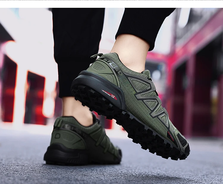 2020 Mens Bicycle Shoes Non-slip MTB Shoes Men Road Cycling Shoes Breathable Sports Mountain Bike Sneakers Size 39-47