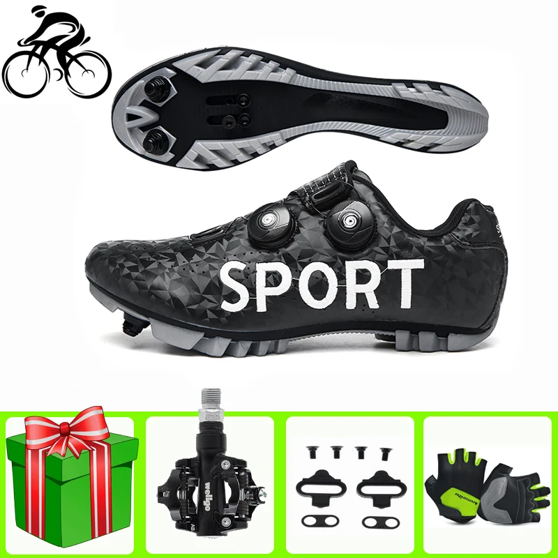 

Self-locking Cycling Shoes Men Sapatilha Ciclismo Mtb Mountain Bike Zapatillas Hombre Deportiva Athletic Racing Women Sneakers