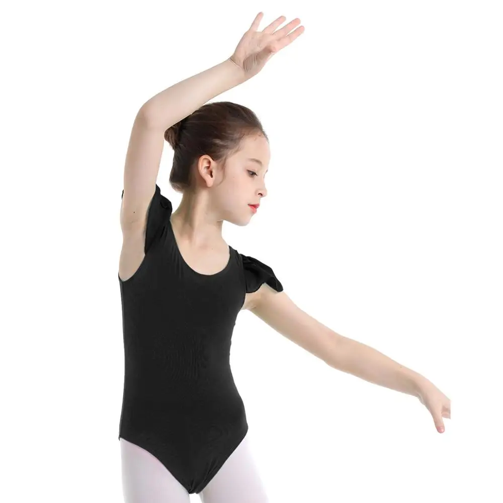 für Tanz Cotton Lycra Kinder-Trikot Langarm Ballett Gymnastik und Dancewear 