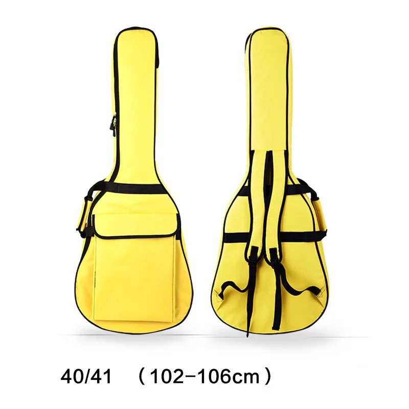 Новые туфли-оксфорды 41/39/36 дюймовая гитара сумка полностью на подкладке Водонепроницаемый Чехол для гитары чехол мягкий музыка классический акустический сумка