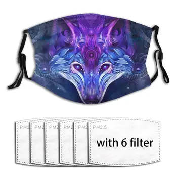 

Anti Haze Chrome Wolf Windproof Breathable Respirator PM2.5 Filter Mask Outdoor Air Mouth Cover Breathing Purifier