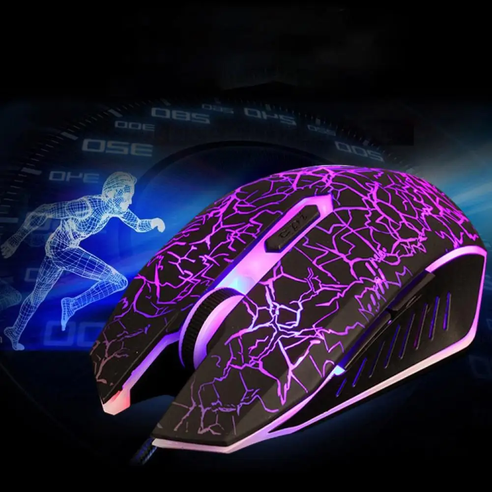 Эргономичная Проводная игровая мышь с 7 кнопками 5500 dpi светодиодный USB компьютерная мышь для геймеров X7 Silent Mause с подсветкой для ПК и ноутбука