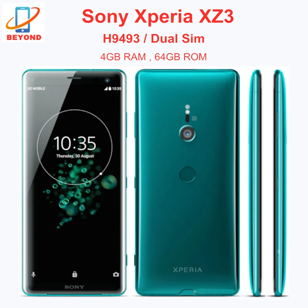 Sony Xperia XZ3 H9493 мобильный телефон разблокированный двойной Sim 4G Android Восьмиядерный