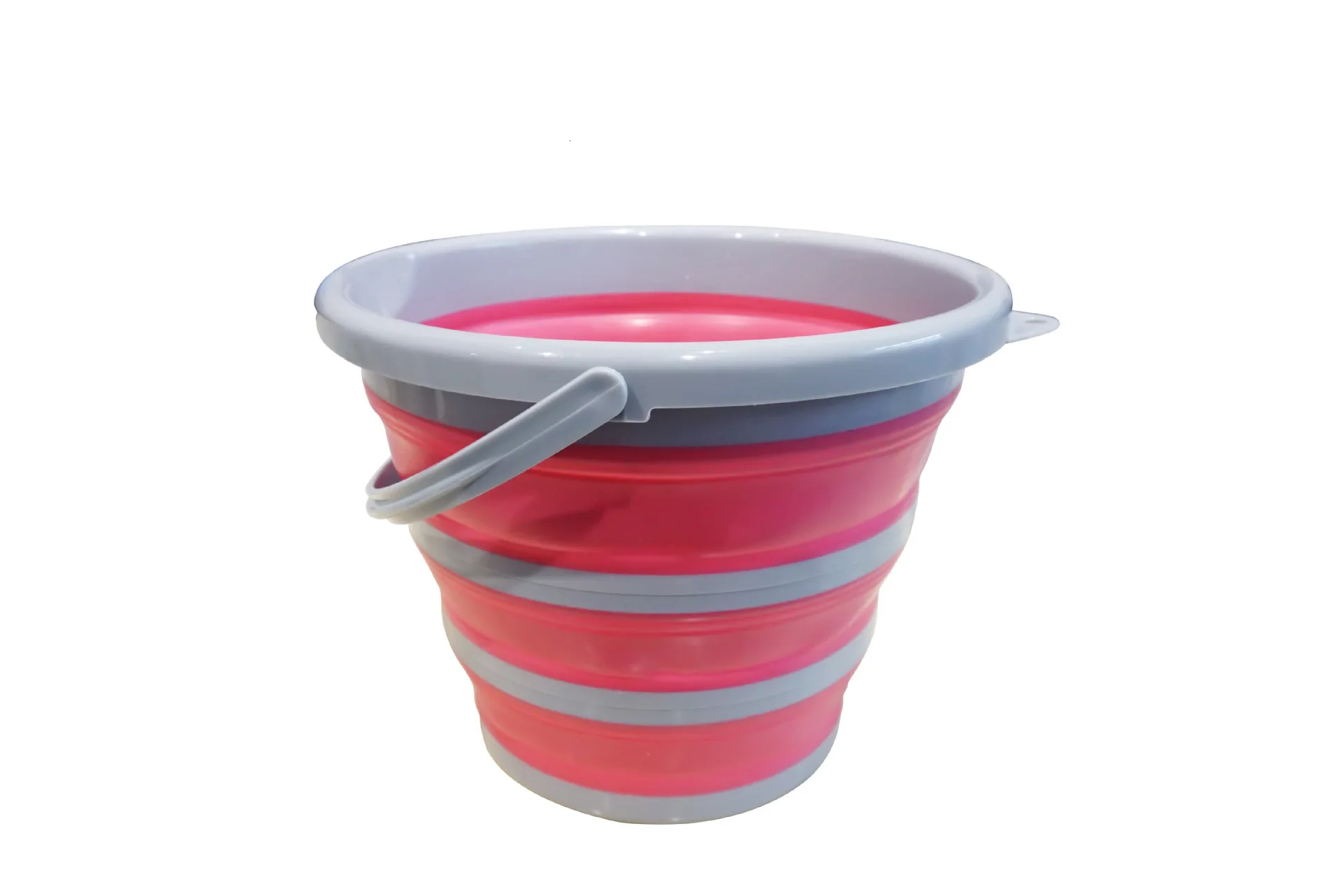 Складная Автомойка для рыбалки на открытом воздухе круглое кухонное ведро для ванной комнаты раковина для ванны корзина для белья походный умывальник - Цвет: Pink
