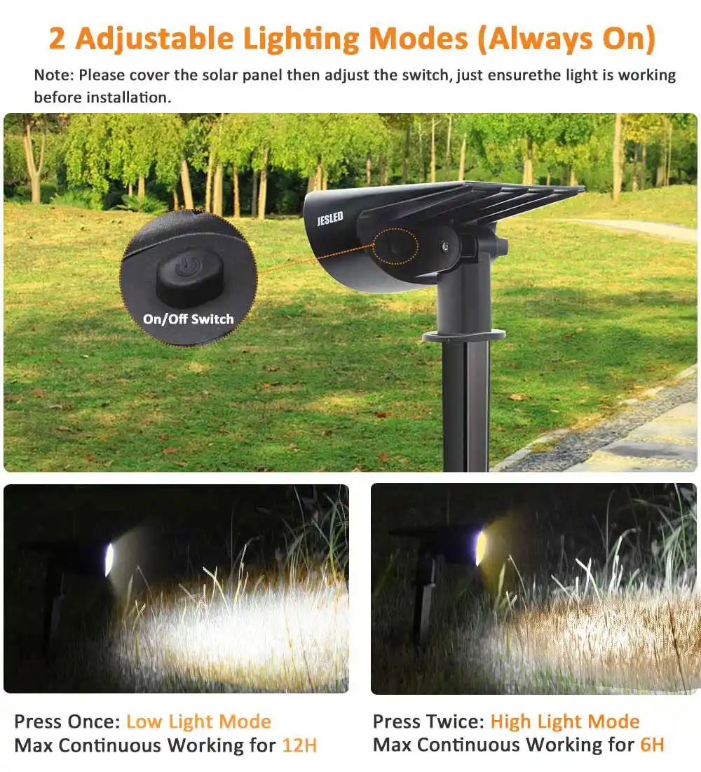 Jesled Solar Lamp Led Solar Light Outdoor Garden Landscape Lawn Lamp Decoration Powered Sunlight Waterproof Street Lighting Solar Lamps Aliexpress