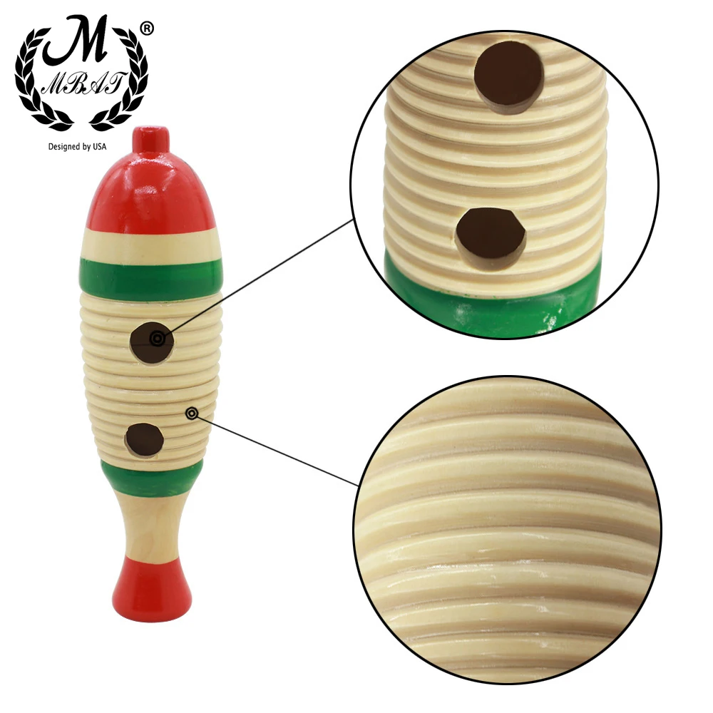 M MBAT Wooden Fish Toy Game Percussion Instrument Toddler Music Learning Children's Christmas Gift Toy Baby Educational Toys