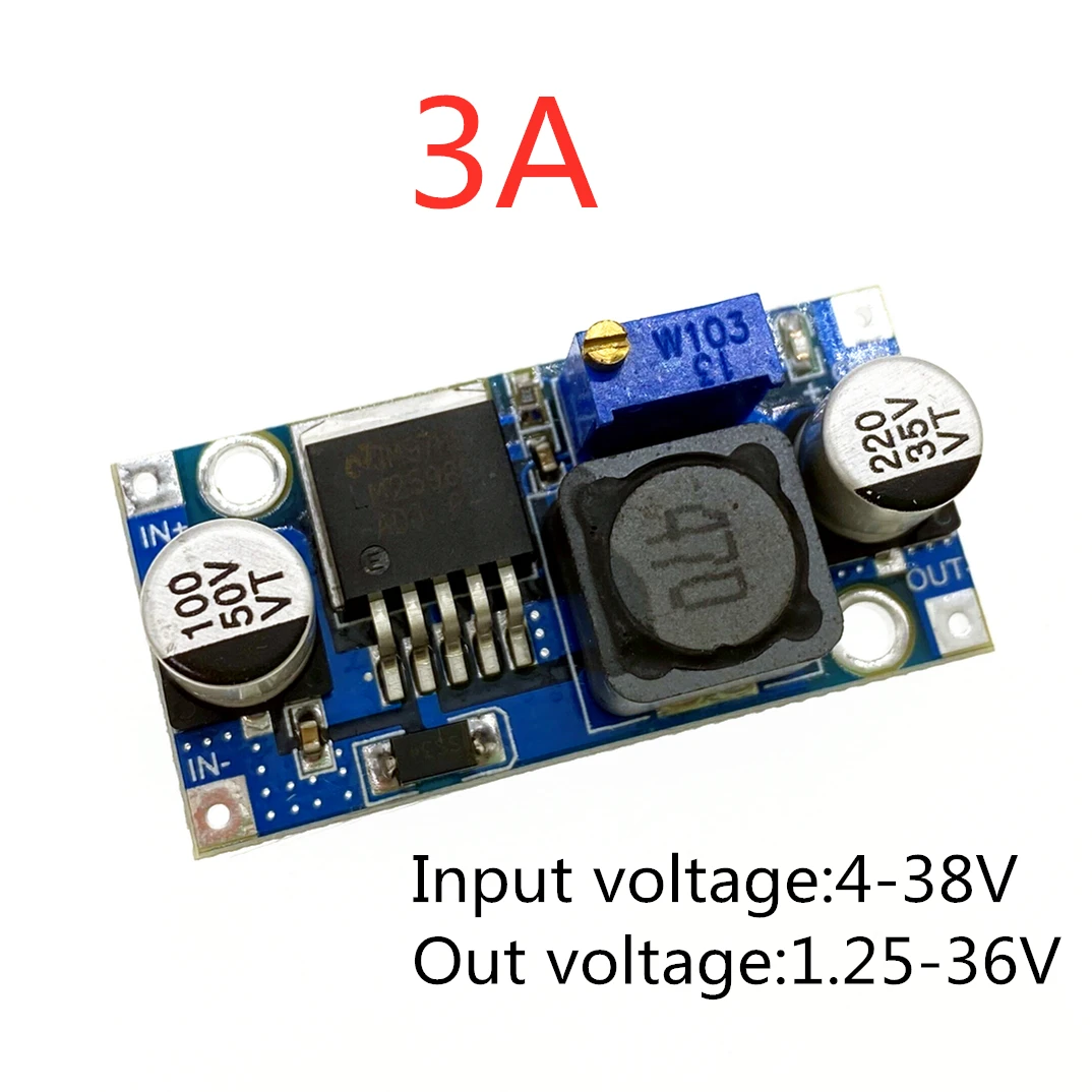 1 шт. Регулируемый DC В LM2596 LM2596S XL4015 Buck Boost модуль 3A 4A 5astep вниз регулятора