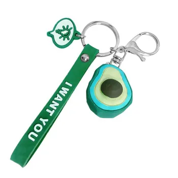 

10pcs/lot Wedding Souvenir Baby Shower Party Favors Cartoon Fruit Avocado Keychains Creative Gift For Guest Giveaway Bag Dec