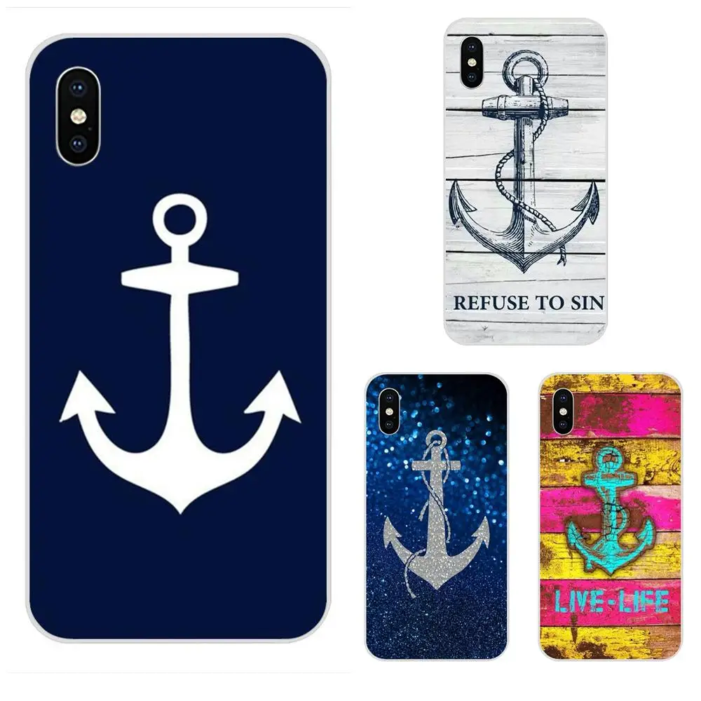 

For Galaxy J1 J2 J3 J330 J4 J5 J6 J7 J730 J8 2015 2016 2017 2018 mini Pro Soft TPU Pattern Anchor Boat Blue Heart Stripe Top