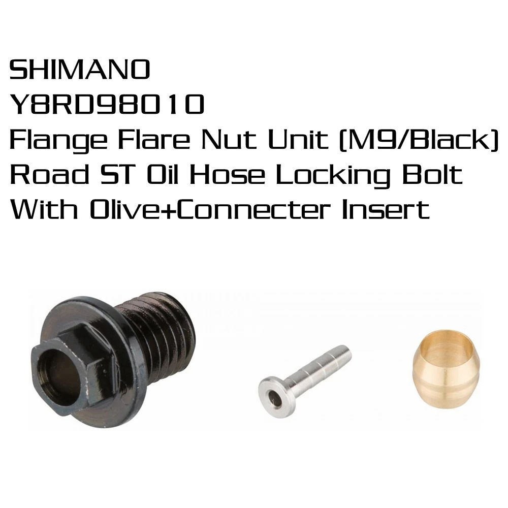Shimano Y8rd98010 Flange Flare Nut Unit (m9/black) Road St Oil Hose