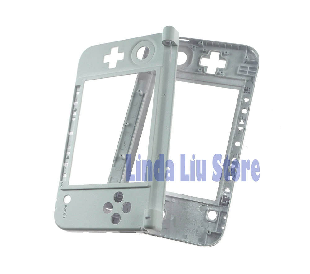 branco substituição habitação escudo meio quadro para 3dsxl 3ds xl 3dsll