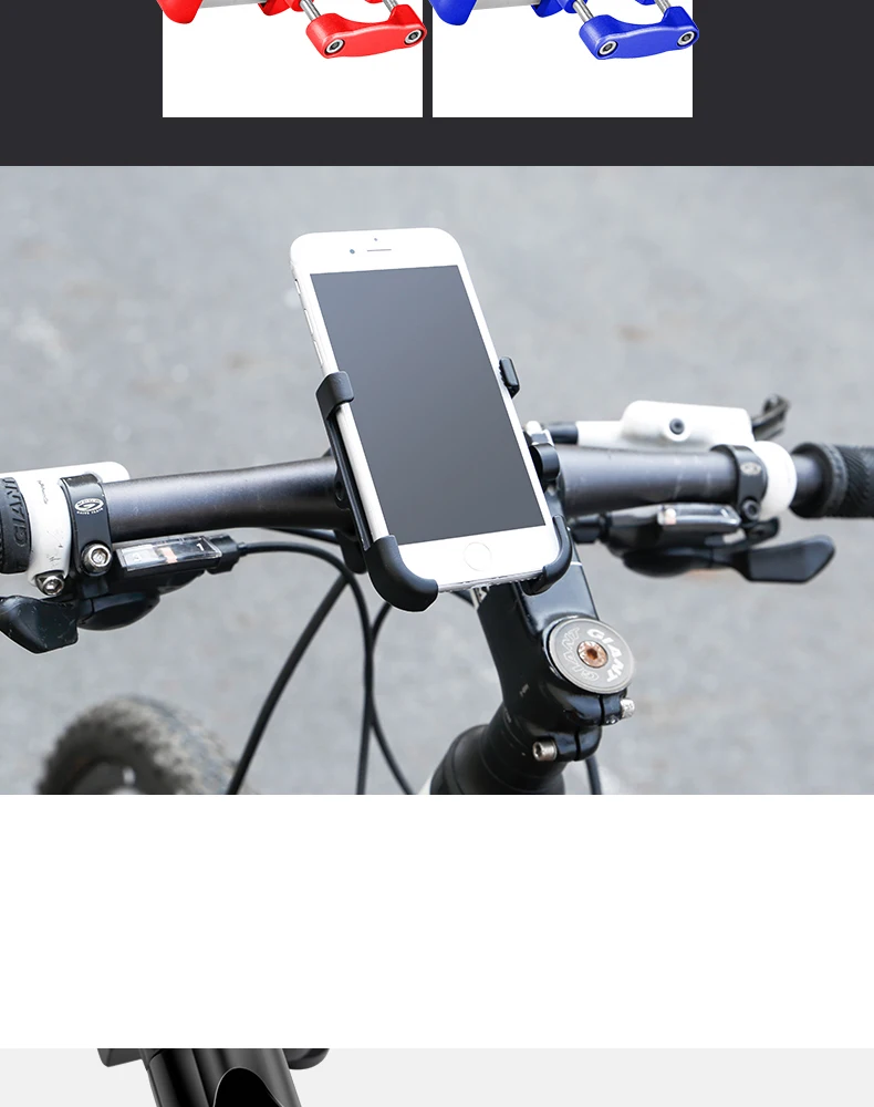 Universal Aluminum logo mobile phone holder Motorcycle Accessories For Honda CB125RCB 650R CB 650 CB250R CB300R CB500X CB650R