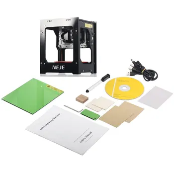 

NEJE DK-BL 1500mW BT Micro Laser Engraver Engraving Marking Machine Router Cutter Printer for Hard Wood / Rubber / Leather