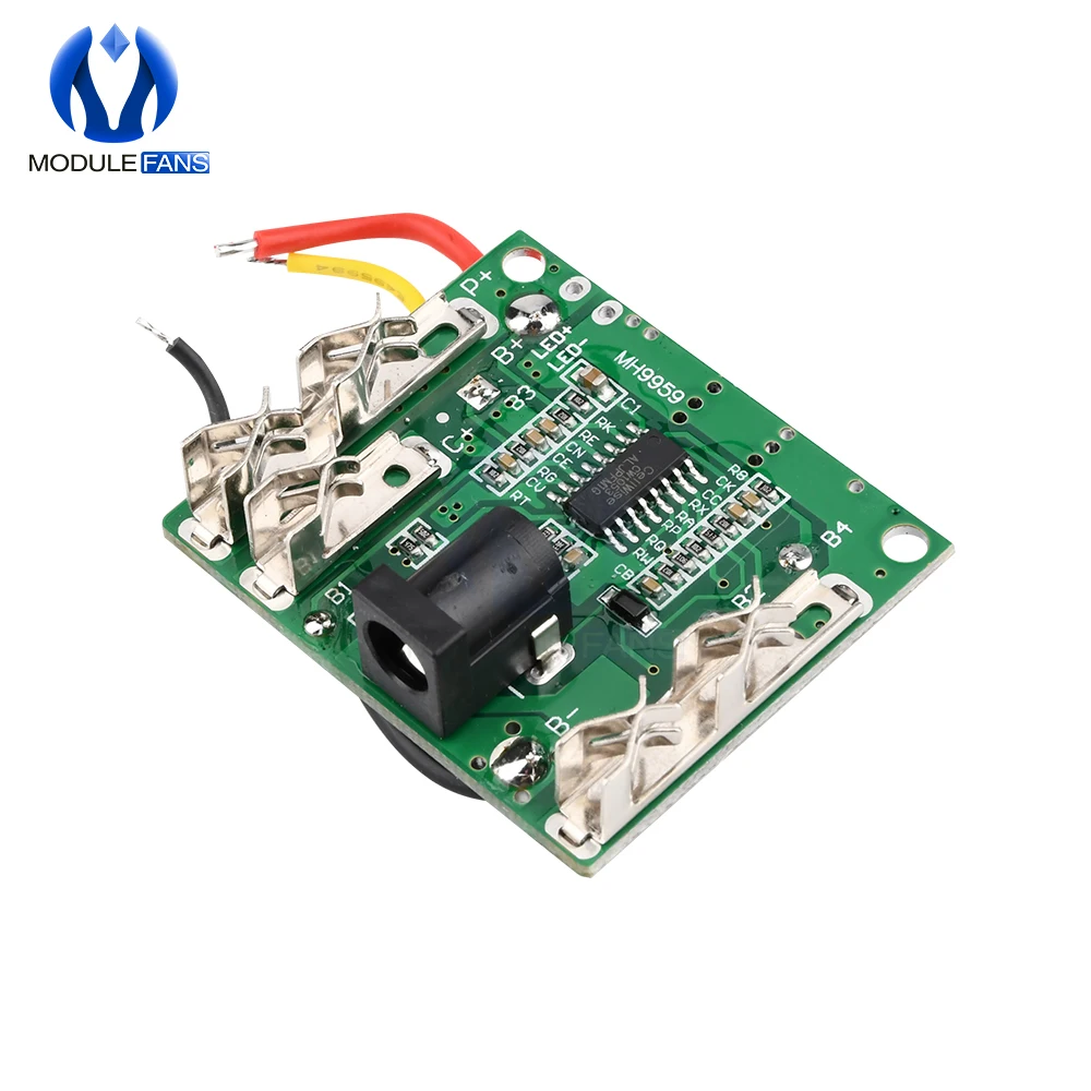 5S 5 Seriell 18V 21V 20A Li-Ion Lithium Batterie Lade Schutz Bord Modul Pack Platine BMS modul Für Power Tools – Detail 2