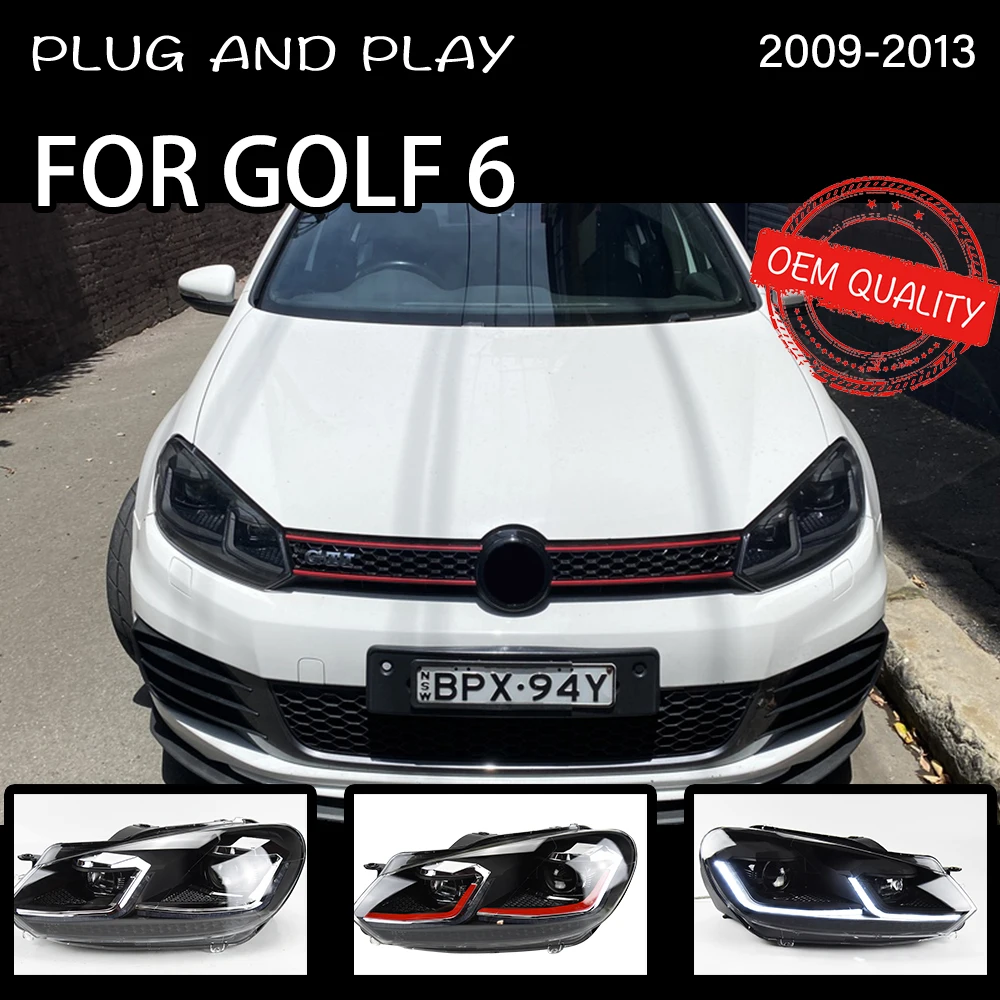 フォルクスワーゲン　vw ゴルフ6 GTI フロント一式 ヘッドライト　グリル フォルクスワーゲン LED ヘッドライト ゴルフ 6 5K GOLF6