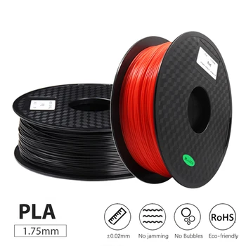 

0.5 kg 1.75mm PLA 3D Printer Filament 2 Colors Optional Dimensional Accuracy +/-0.02mm Printing Material