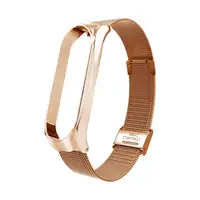 Wrist Strap Metal Screwless Stainless Steel Strap Smart Bracelet Wristband Strap Pulseira