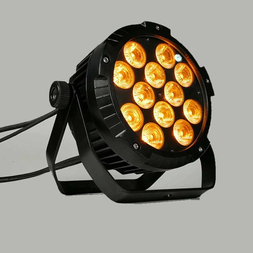 12 шт./12x18 Вт rgbwa uv 6в1 водонепроницаемые par Огни dmx512 светодиодные огни