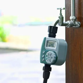 

Garden Irrigation Control Timer Outdoor Garden Irrigation Controller Solenoid Valves Timer Automatic Watering Device QJS