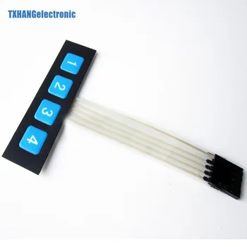 

10 1x4 key matrix membrane switch control panel for arduino ultra-thin keyboard keypad diy electronics