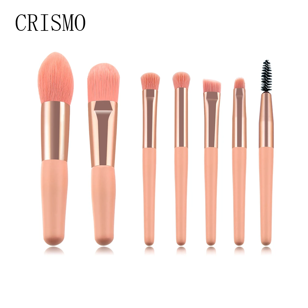 

CRISMO Portable Makeup Brush Set Foundation Powder Blush Make Up Brush Set Face Beauty Cosmetic Tool Pincel Maquiagem