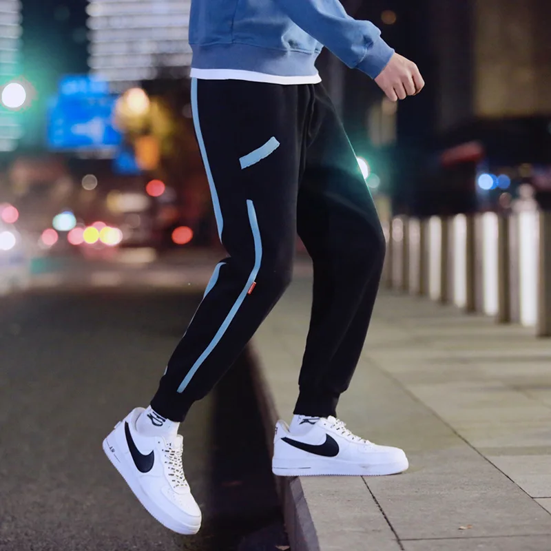 

Large Size Night View Brushed And Thick Japanese-style Harem Pants Fitness Sports Sweatpants Large Size Trousers Casual Pants Me