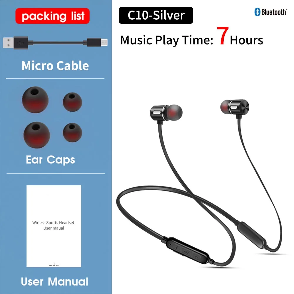 FBYEG, C10 BC10 беспроводные Bluetooth наушники, стерео наушники ...