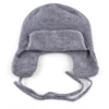 Knitted wool Warm Trapper Hat winter Women hats Russian bomber Hat Fake fur Casual ear flaps bomber caps for women's bone ► Photo 3/6