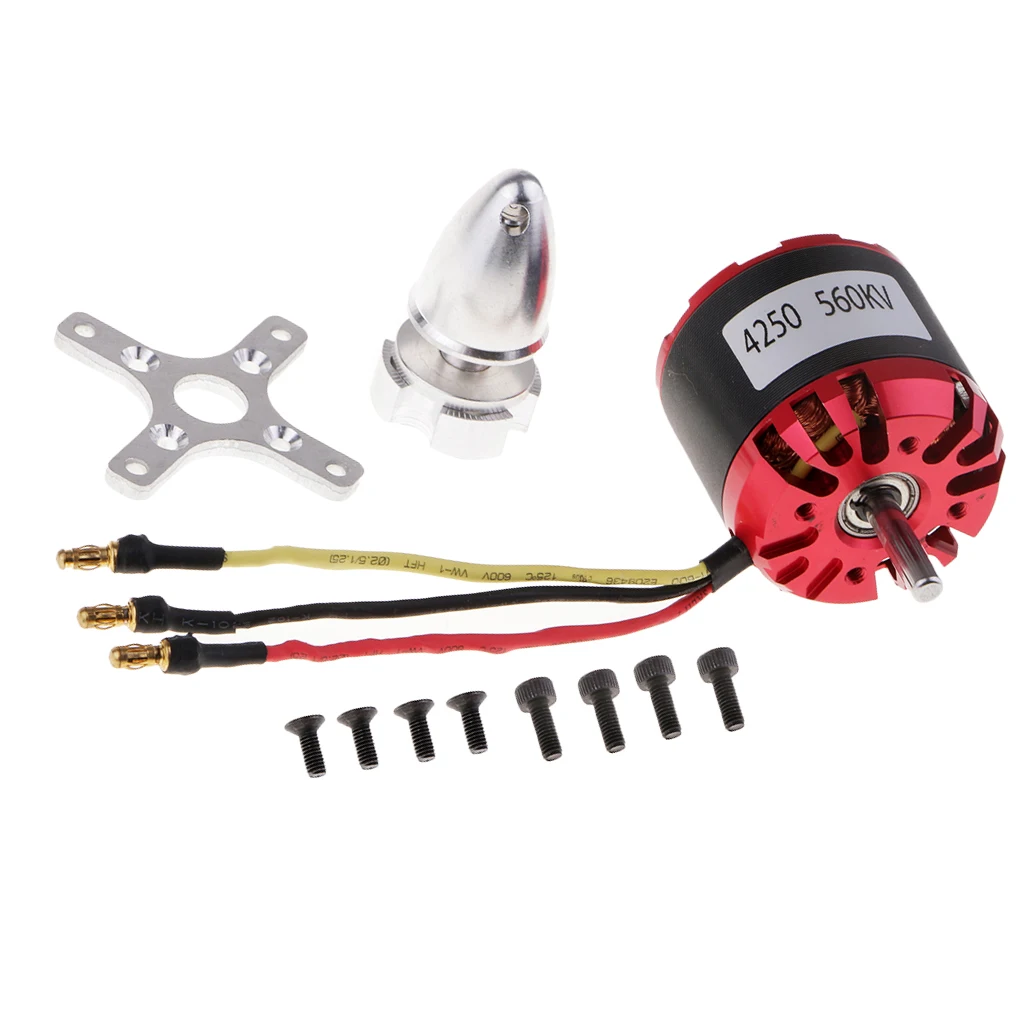 RC Parts Alloy C4250 560KV 3-8S Brushless Motor for Electric Scooter Plane