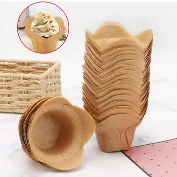 

100Pcs Cupcake Muffin Liner, Cupcake Holder, Muffin Pan Cups, Ramekin Holders, Home Party Bakery Baking Store Uses