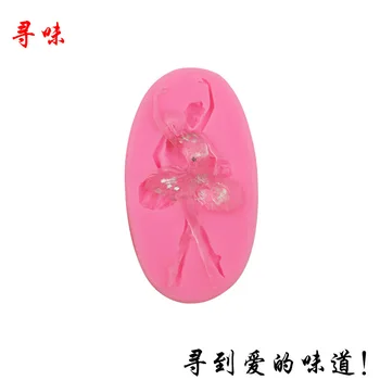 

Ruminate Ballet GIRL'S Fondant Silicone Mold DIY Bakery Decoration Epoxy Handmade Ultra-Light Clay Model