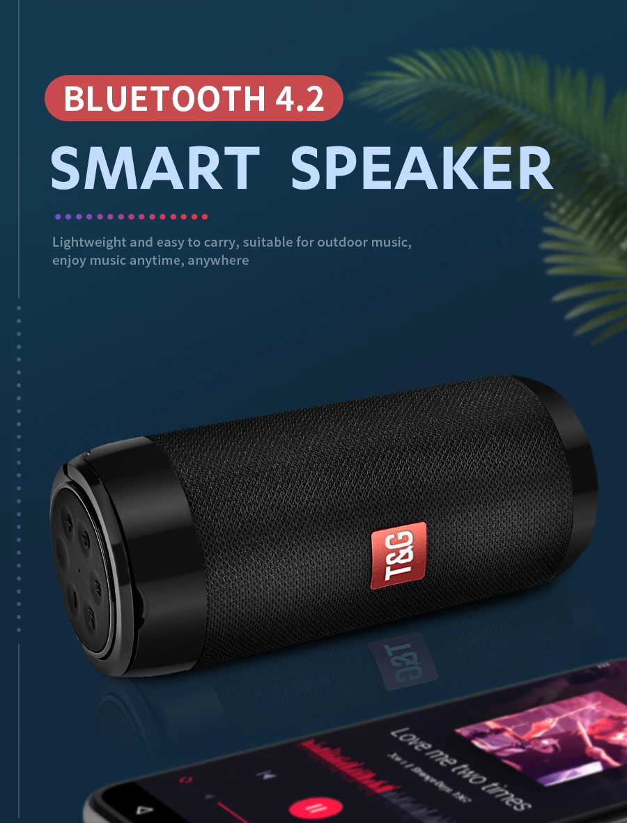 TG113C портативный Водонепроницаемый Bluetooth динамик с fm-радио открытый динамик Soundbar, сабвуфер беспроводной Loundpeakers держатель телефона