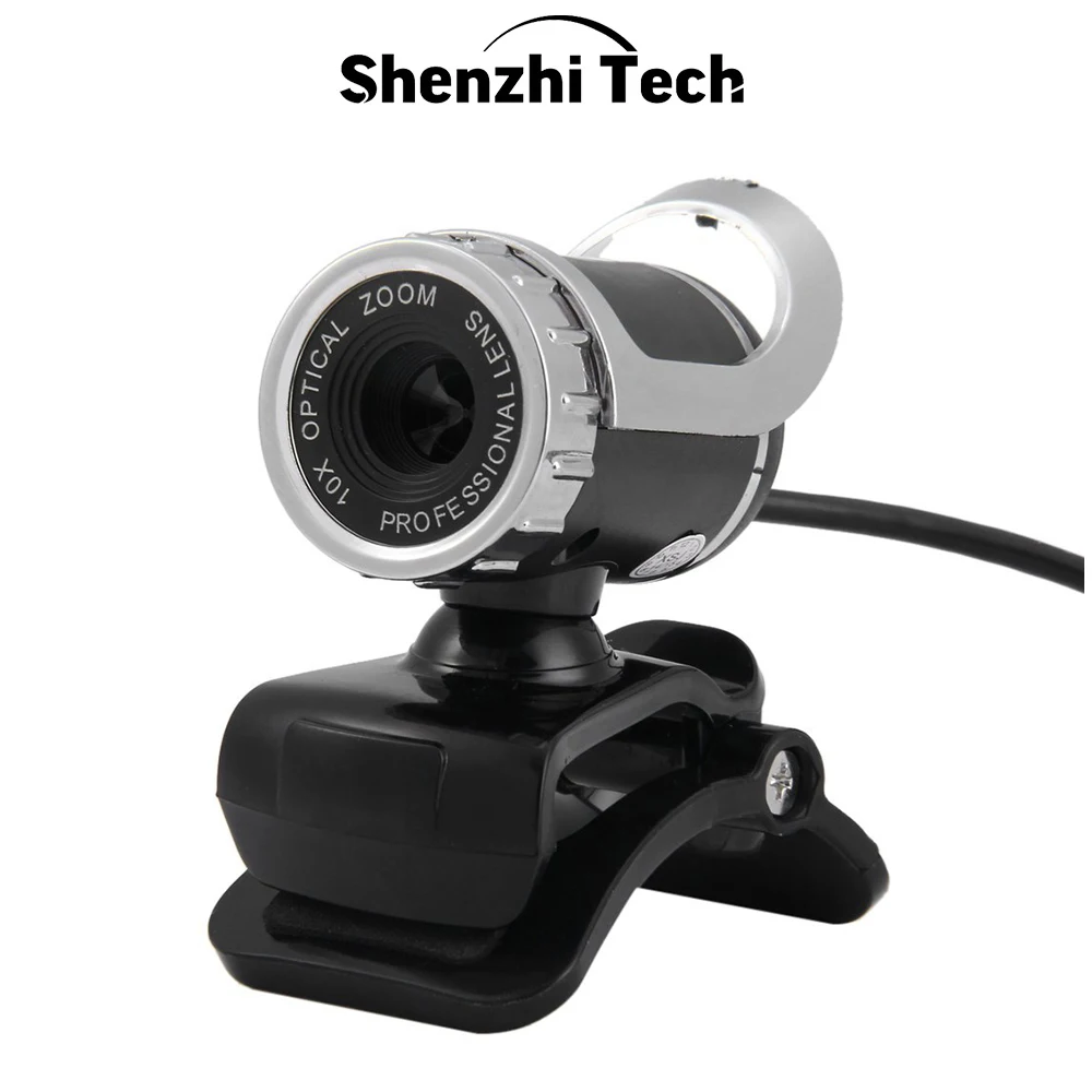 Веб камера ShenzhiTech USB HD встроенный микрофон вращающаяся на 360 градусов видео веб