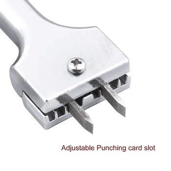 

Adjustable Fork Puncher Hole Punch Tool Magnetic Button Clasp Install Tool Craft JS22