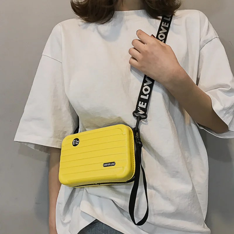 

Single Shoulder Pack WOMEN'S Bag 2019 New Style Fashion Shoulder Korean-style Simple bai da xiao Square Bag
