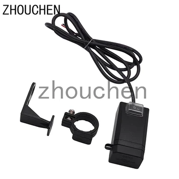

1 Pcs Dual USB Port Car Charger 5V/2.4A Waterproof Motorcycle/ATV Charging Adapter For Mobile Phone Ipad GPS Etc Flame Retardant