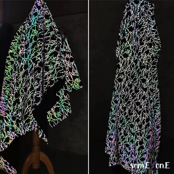 Patchs de Casting Iridescent Gril Pluies, Motif Shoous DIY, Décor de Fond, Veste, Chapeau, Vêtements, Tissu de Styliste 1