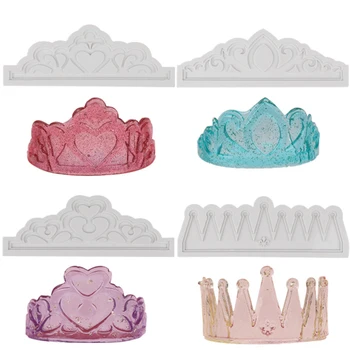 

Various Big Crown Silicone Mold Fondant Cake Decorating Tool Molds Sugarcrafts Chocolate Baking Tool For Cake Gumpaste Form Tool